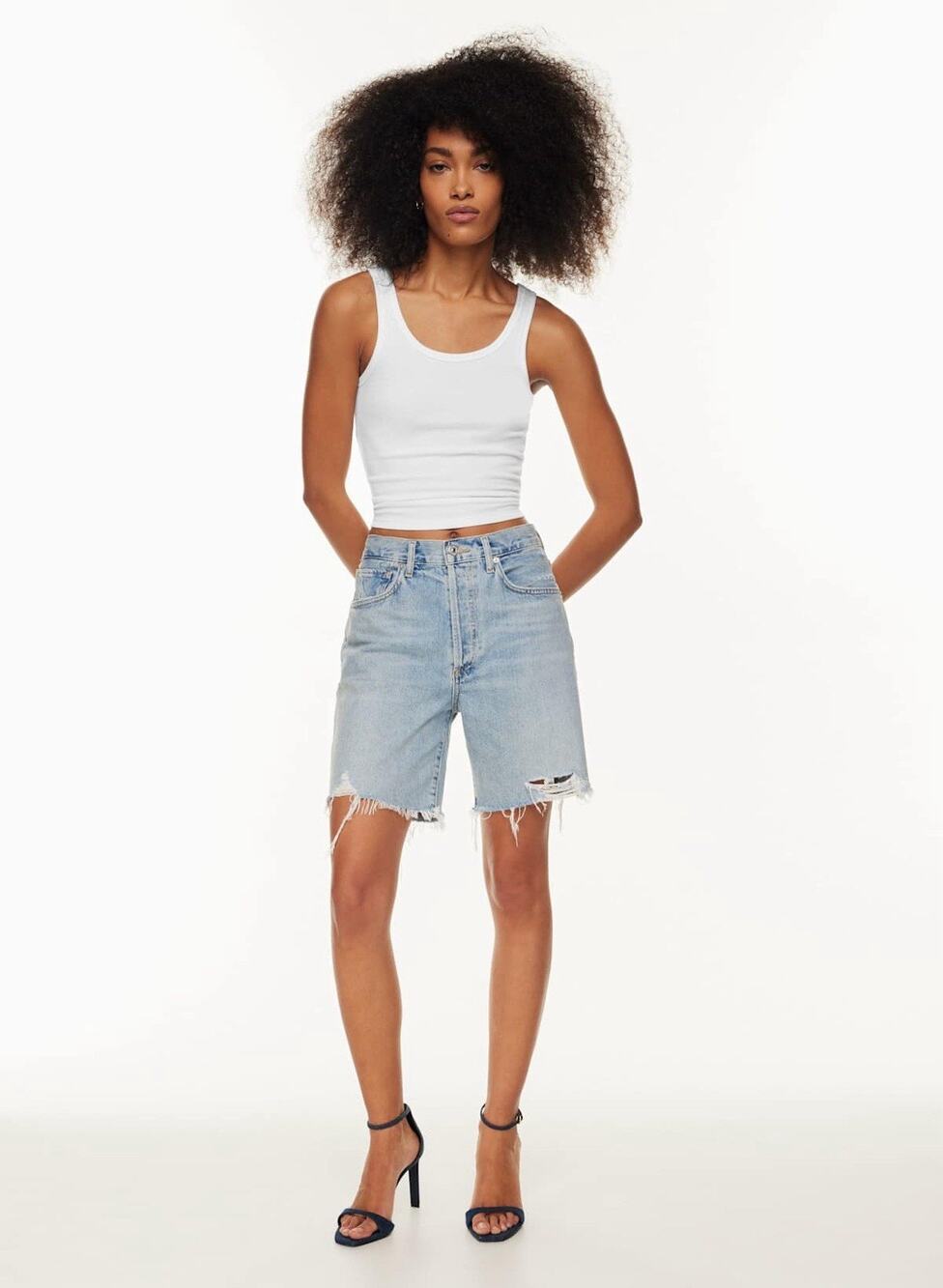 Citizen of Humanity Camilla Premium Vintage Denim Jean Short Summer Shower 23